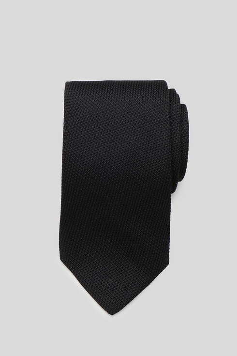 Black Grenadine Tie (Fina)