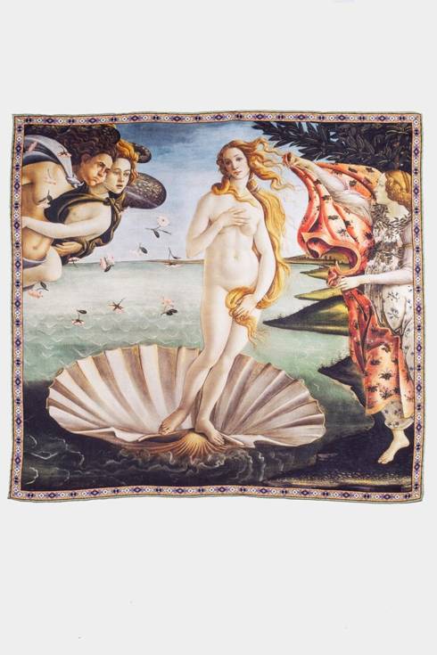 'The Birth of Venus' Sandro Botticelli Square Scarf