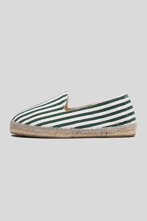 white and green Espadrilles