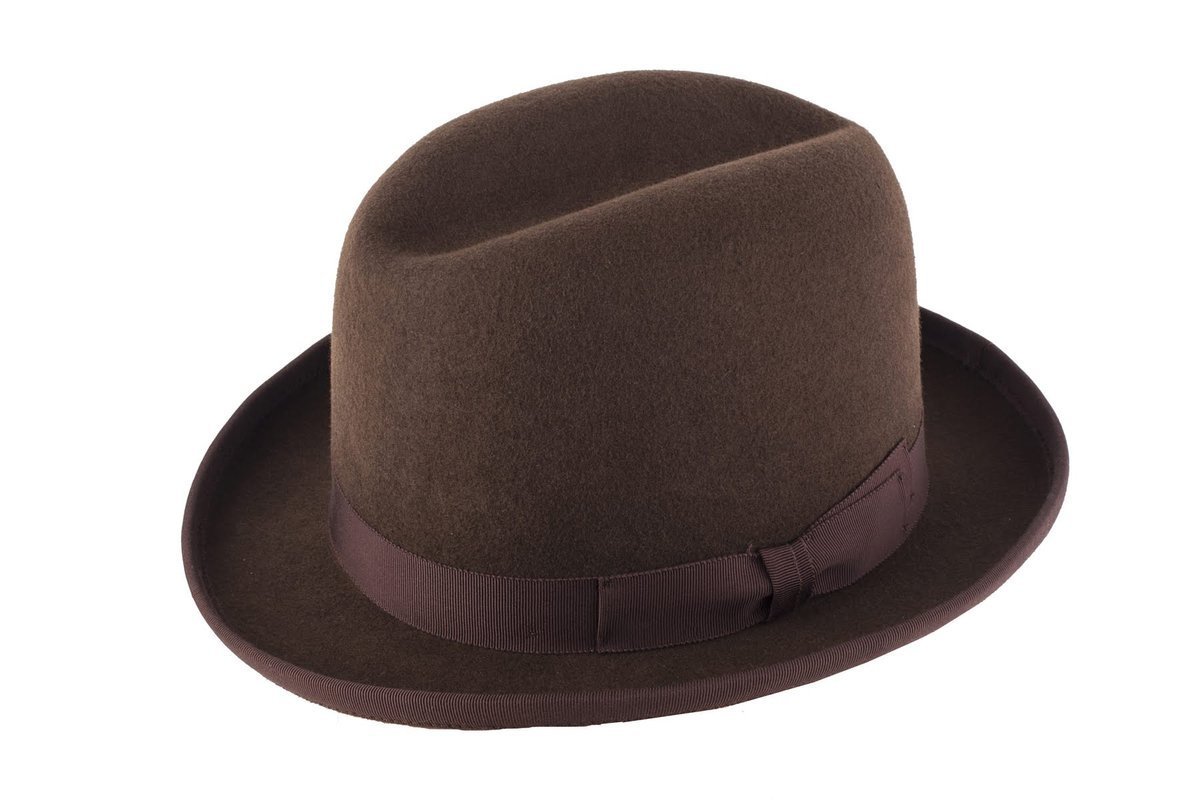 Brown wool Homburg hat | Accessories \ Accessories \ Headwear | Sklep ...