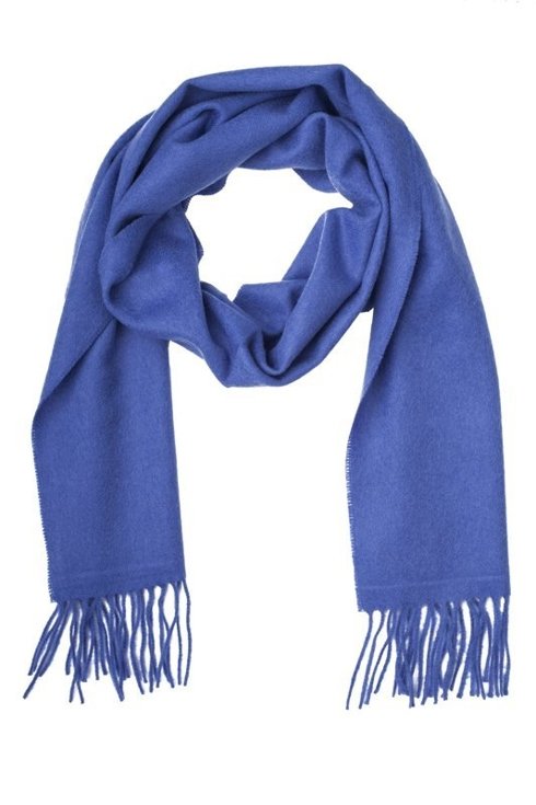 BLUE cashmere scarf | Accessories \ Scarves \ Autumn / Winter kod ...