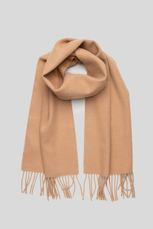 Beige wool&cashmere scarf