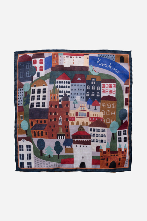 "CRACOW" scarf 65 cm