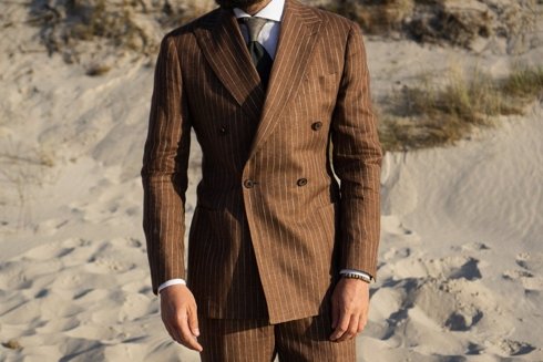 DOUBLE BREASTED SUIT "POSITANO"
