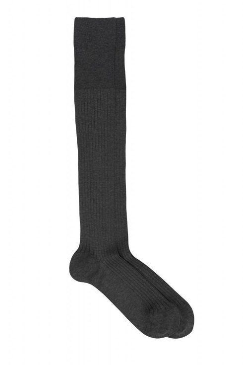 Grey High-Knee Socks Pedemeia