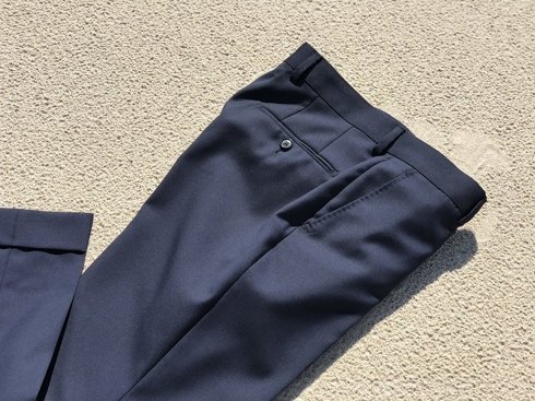 Navy blue classic suit 'Fred' 100% wool VBC
