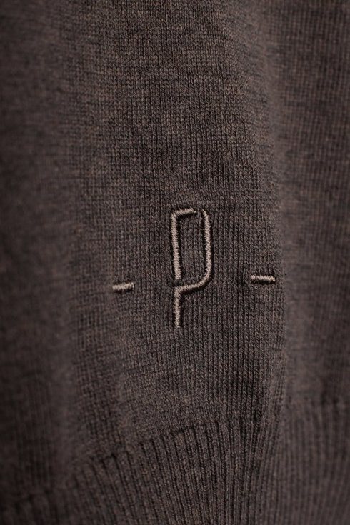 Polo sweater - brown