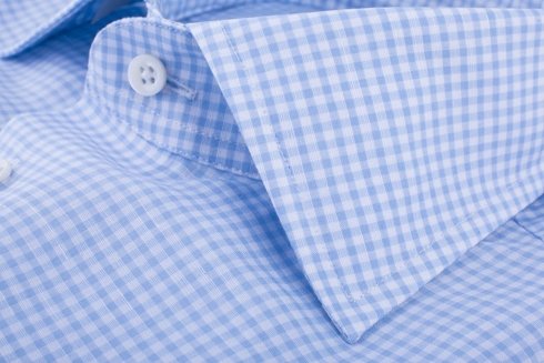 linen & cotton bengal shirt
