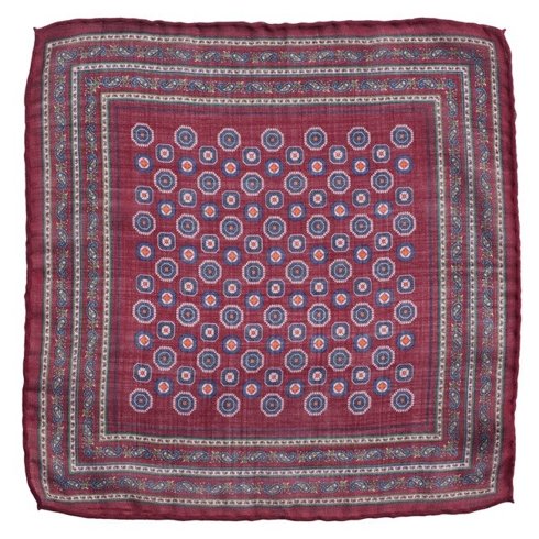 muslin wool pocket square