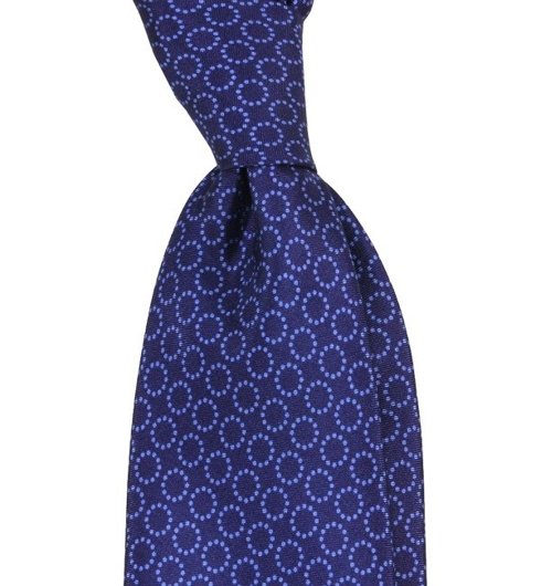 printed silk tie