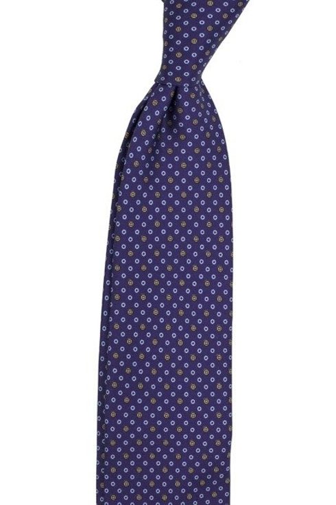 purple Macclesfield tie