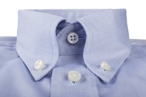 sky blue button down shirt
