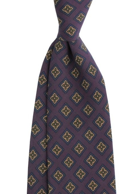 violet ANCIENT MADDER SILK tie