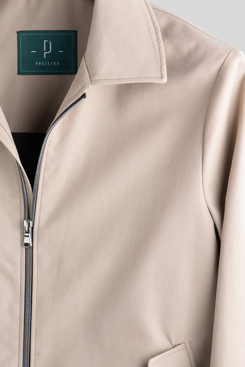 Beige Harrington Jacket