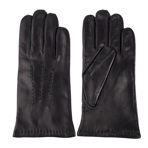 black lambskin gloves cashmere lining