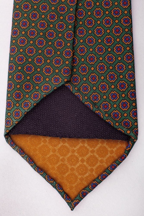 Krawat Ancient Madder Silk bez podszewki