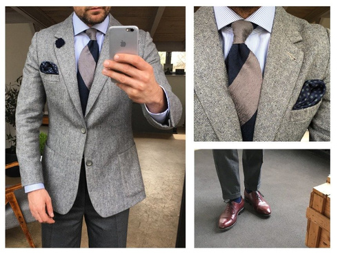 Shantung tie