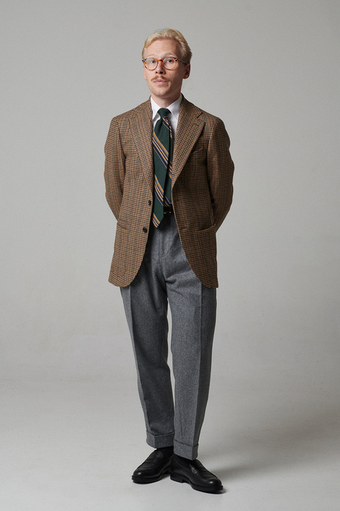 Brown & Green Gun Club Check Sportcoat