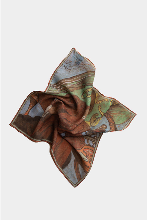 'Portrait of Reynel' Witkacy Pocket Square