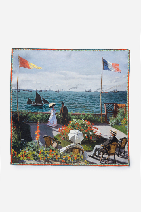 Poszetka  'Taras w Saint-Adresse ' Claude Monet